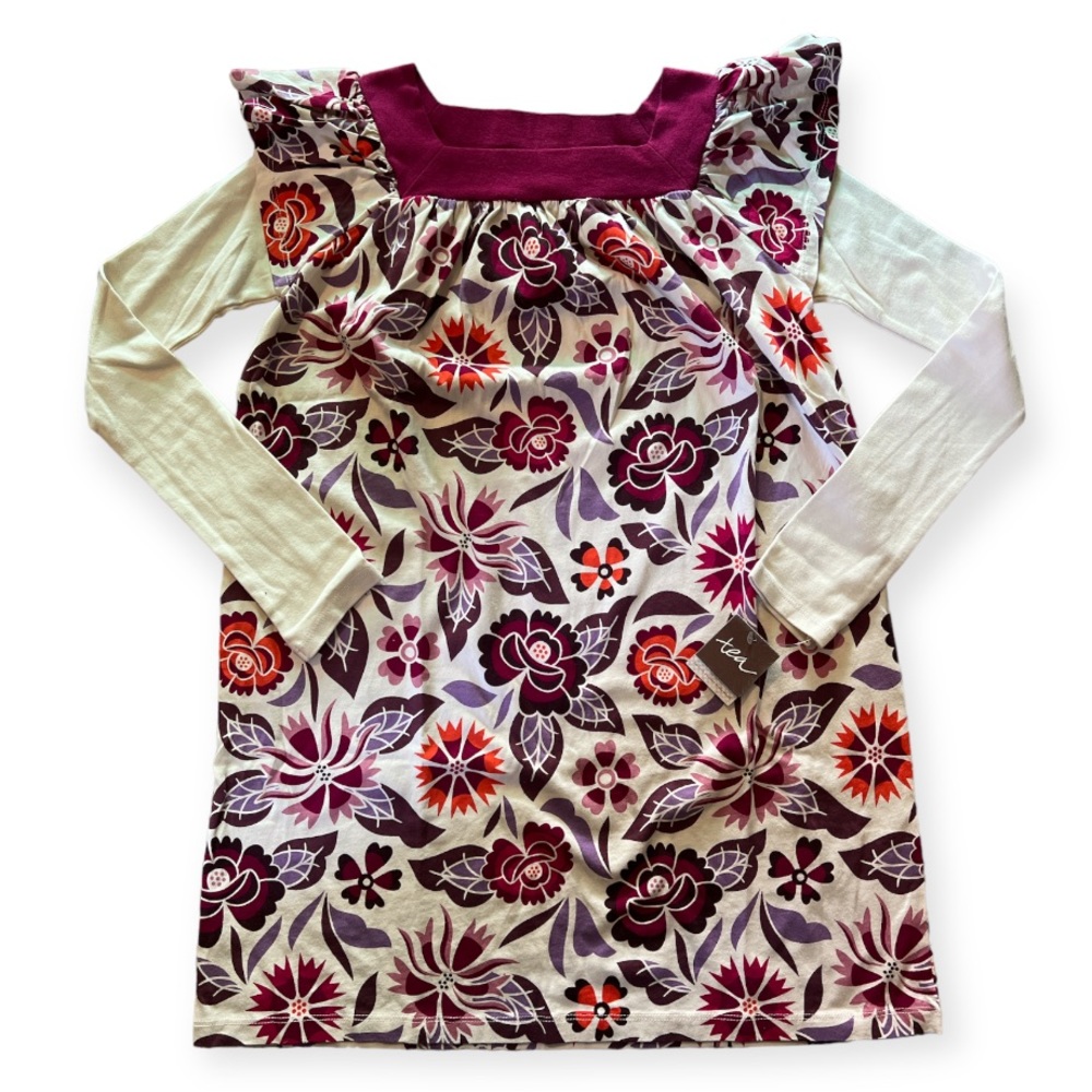 TEA COLLECTION | Floral Long Sleeve Dress